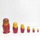 Russian nesting dolls matryoshka