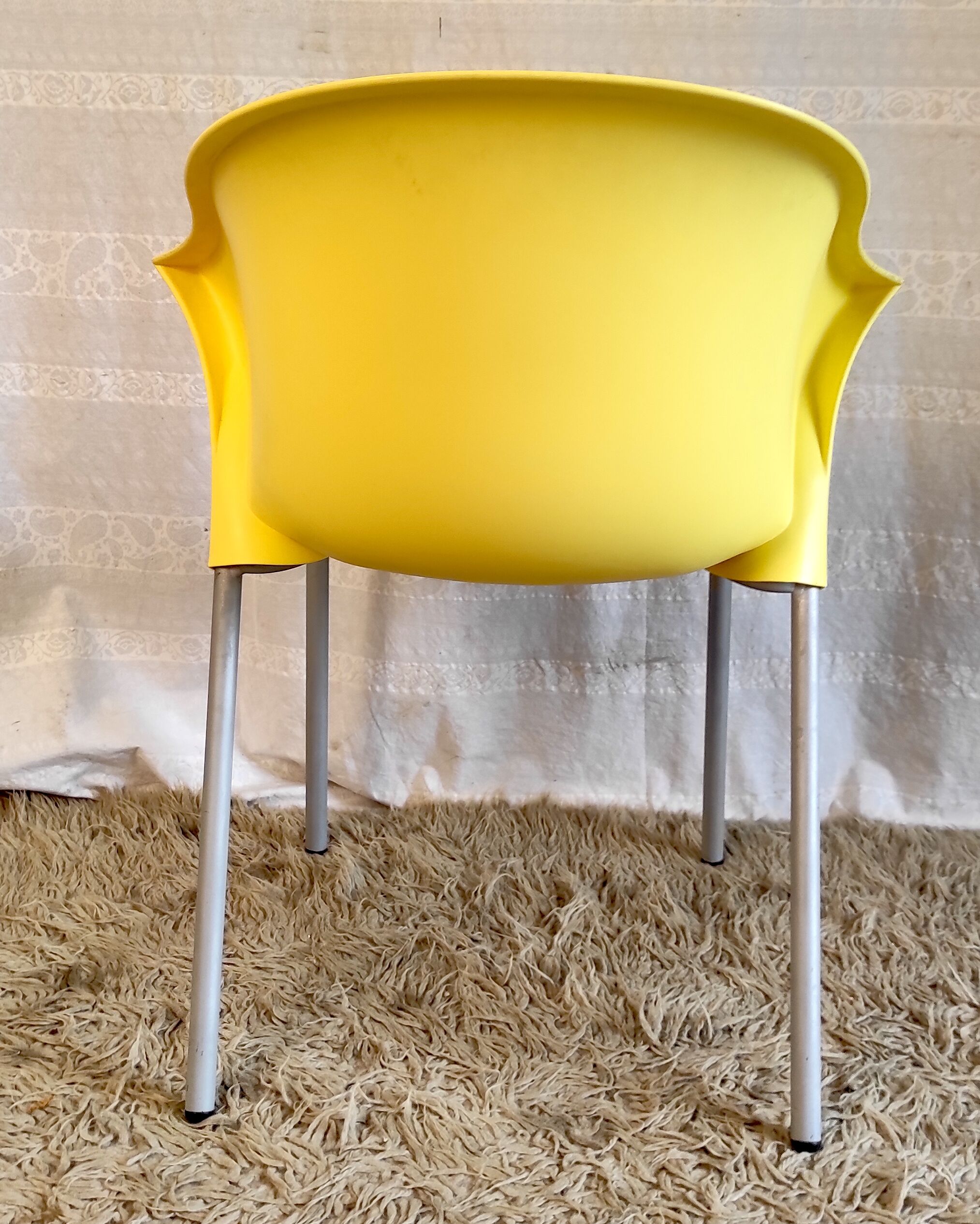 Yellow chair "blablabla" by Marc Maran for Parri A.&CO, end XXth