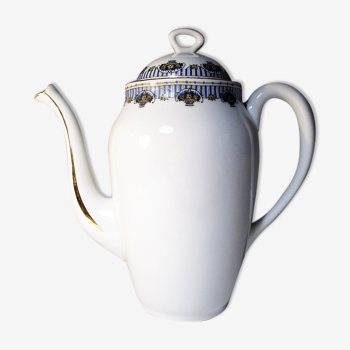 Cafetière en porcelaine de Limoges