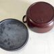 Enamelled cast iron casserole by Godin model n°9p – 40s/50s