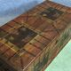 Fir chest with original painting-early twentieth