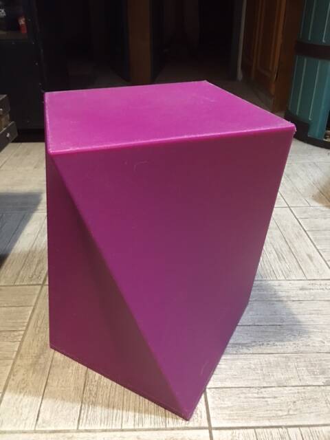 Pair of vintage kubik stools by marco maran contemporary italian design