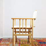 Vintage italian directors folding chair from calligaris