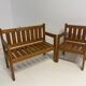Children's bench and chair