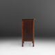 Sculptural Art Deco Nightstand in Dark-Stained Wood, Belgium 1930s