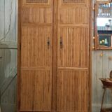 Rattan wardrobe