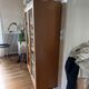 Scandinavian glass display cabinet