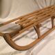 Vintage wooden sledge for 1 to 2 people