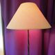 Vintage floor lamp - 40s , wrought iron with scroll feet