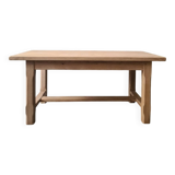 Solid oak farmhouse table