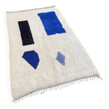 Tapis berbère beni ouarain traditionnel fait à la main