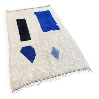 Tapis berbère beni ouarain traditionnel fait à la main
