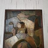 Slate mountain decor frame