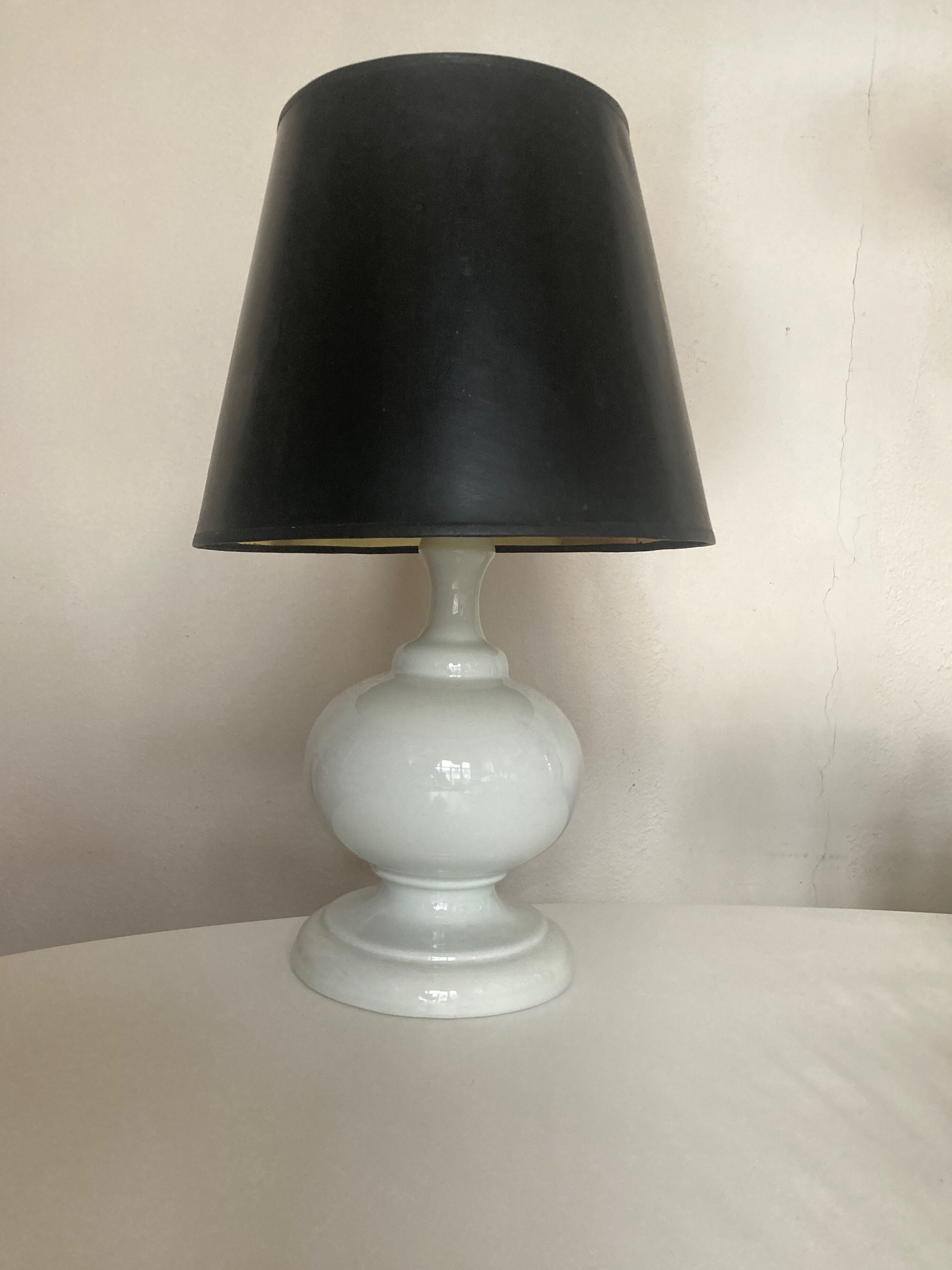 Baluster lamp ceramic italian design 1960