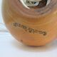 Two lamps balls solid wood By IMT italy vintage