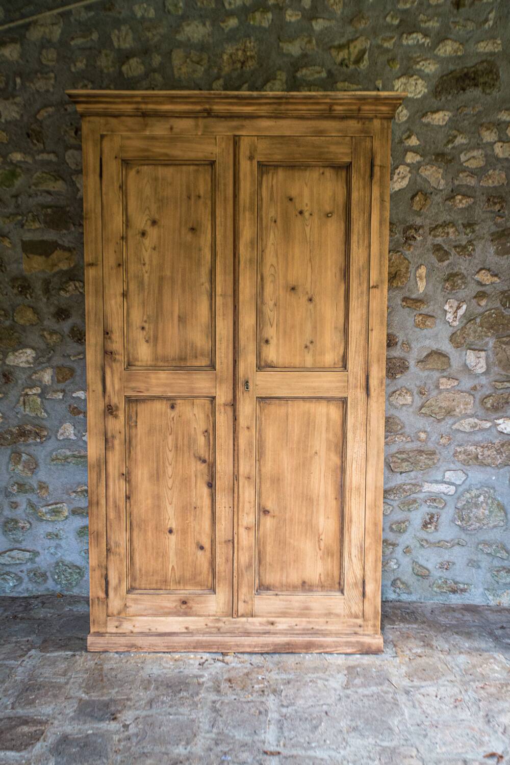 Large pine wardrobe