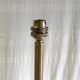 Floor lamp in solid brass minimalist design – 50s/60s