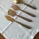 Antique service for sweets or hors d'oeuvres