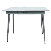 Formica table pattern water green