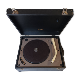 Old electrophone record player "la voix de son maitre" type 150 with notice