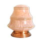 Clichy art deco glass table lamp