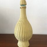 Vintage scoubidou bottle from the 60s