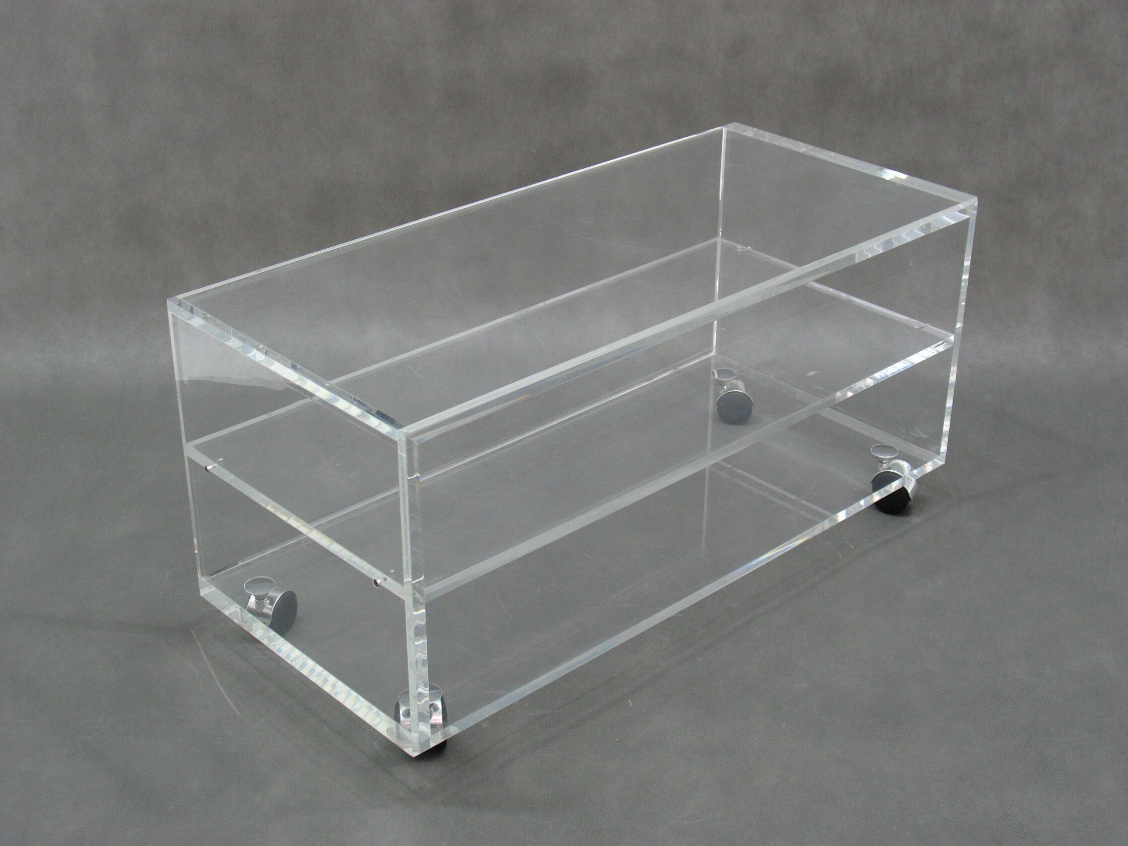 Vintage coffee table acrylic, 1980s