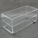 Vintage coffee table acrylic, 1980s