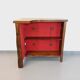 Bright brutalist bar furniture aranjou vintage from the 50s 60s in solid elm