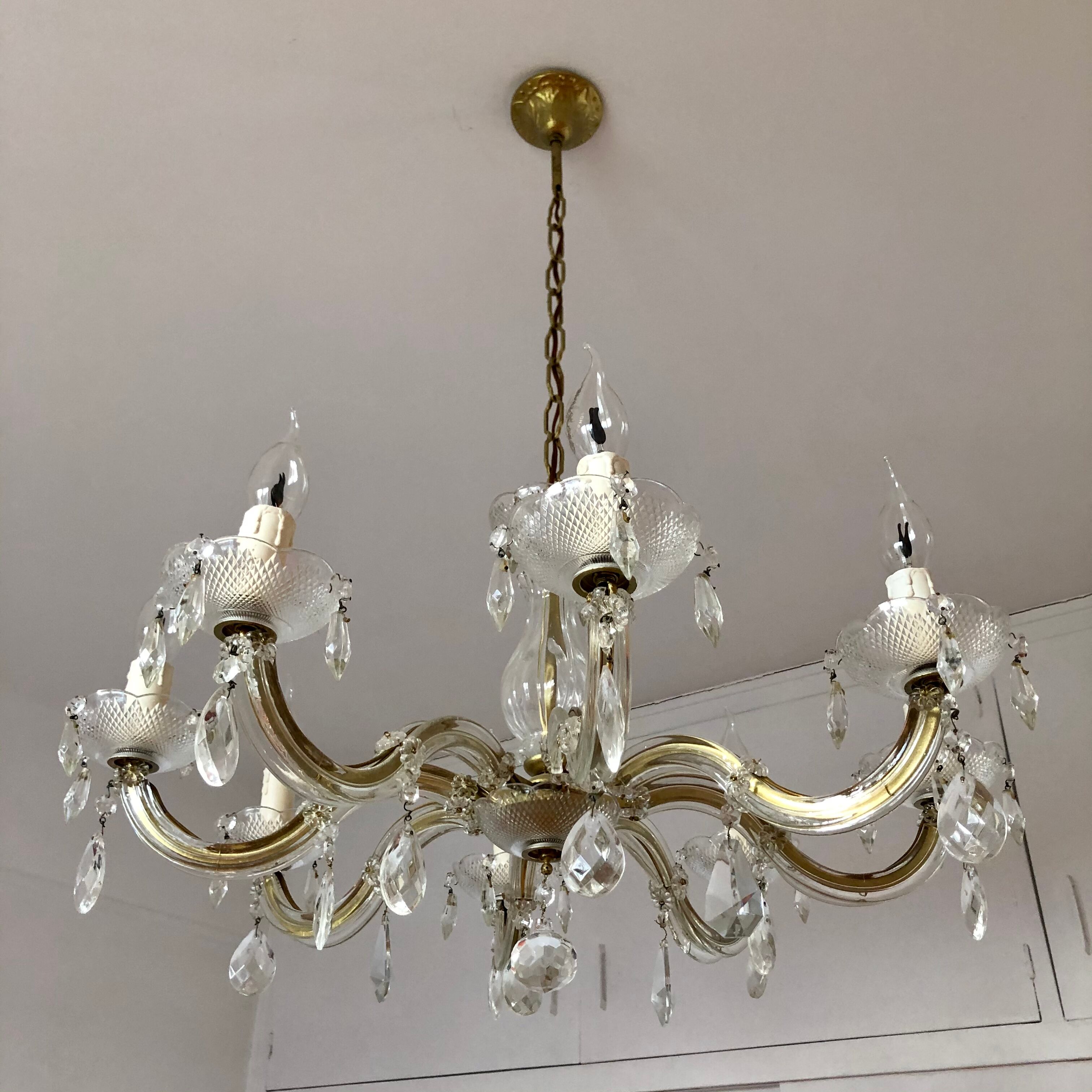 Murano taster chandelier - 8 branches - 50s