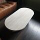 Vintage coffee table travertine marble Rochebobois 80s