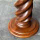 Large twisted solid oak column, early 20th century