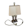 Double column lamp "Le Dauphin" – Turtle shell effect and brass