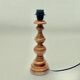 Old turned solid wood lamp base