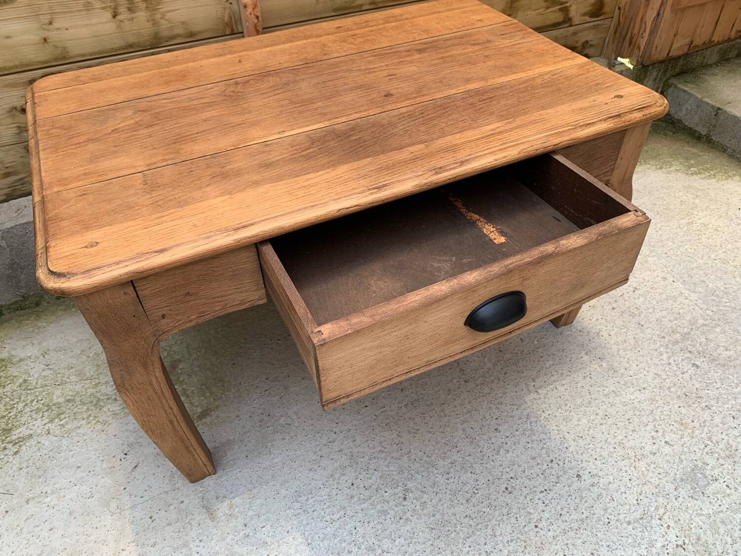 Solid wood coffee table