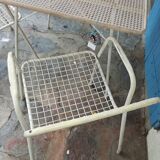 Set table and chairs EMU model Rio of the 1950s