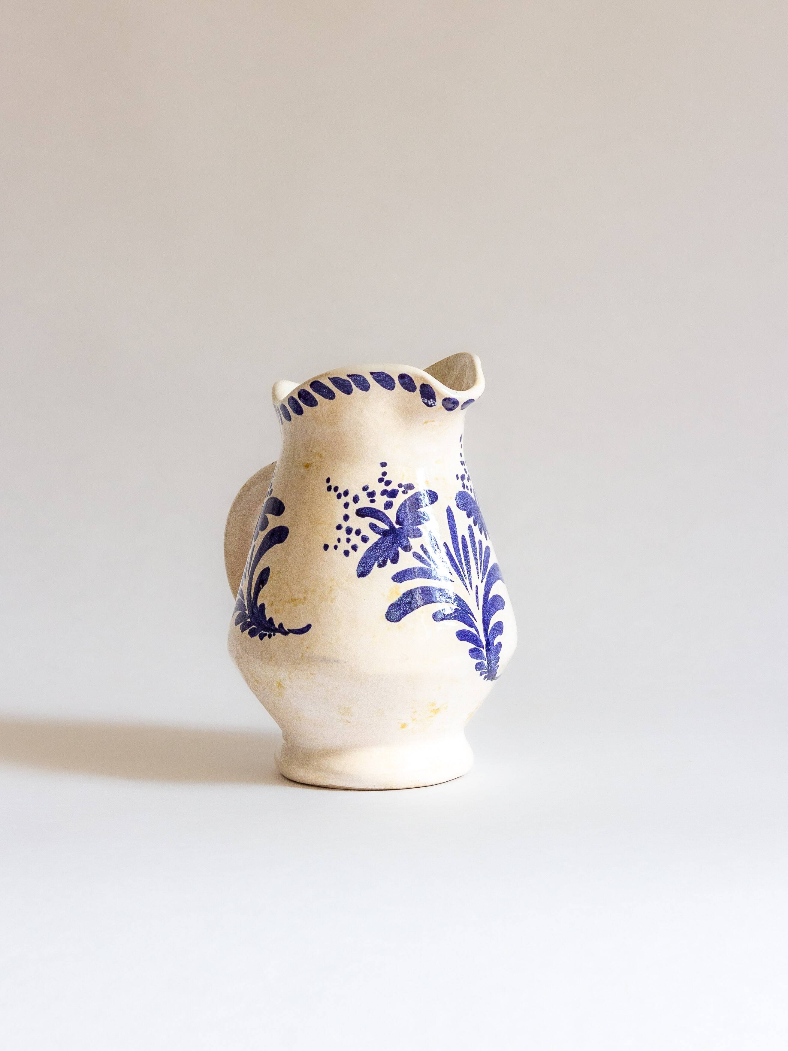 Glazed ceramic pitcher, Atelier de Nissy, Annecy, 1960s