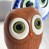 Vintage Handmade Ceramic Owls