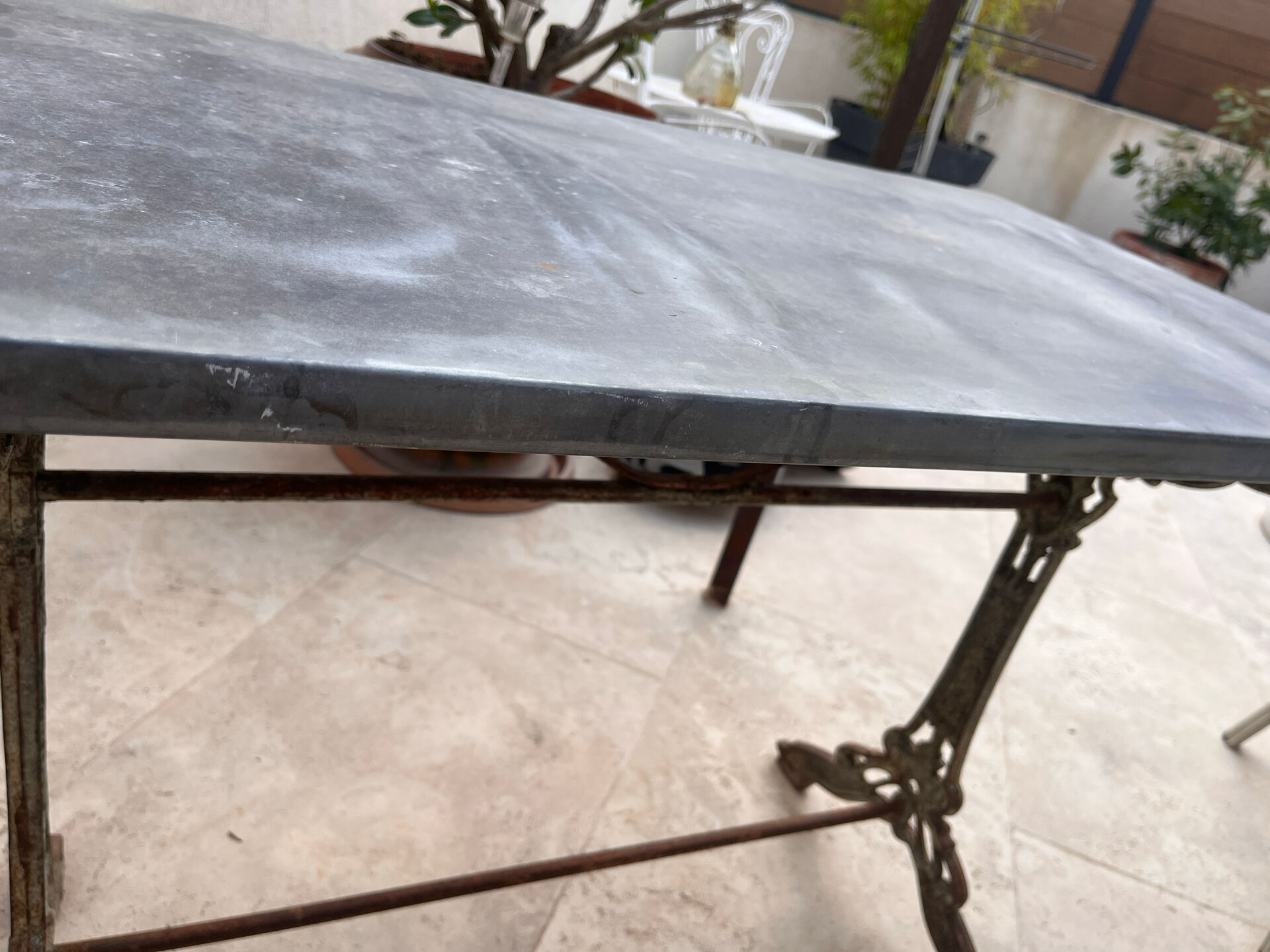 Table bistrot art nouveau 1900