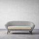 Vintage Mid-Century Modern Swedish Tellus Sofa by Folke Jansson, 1950s