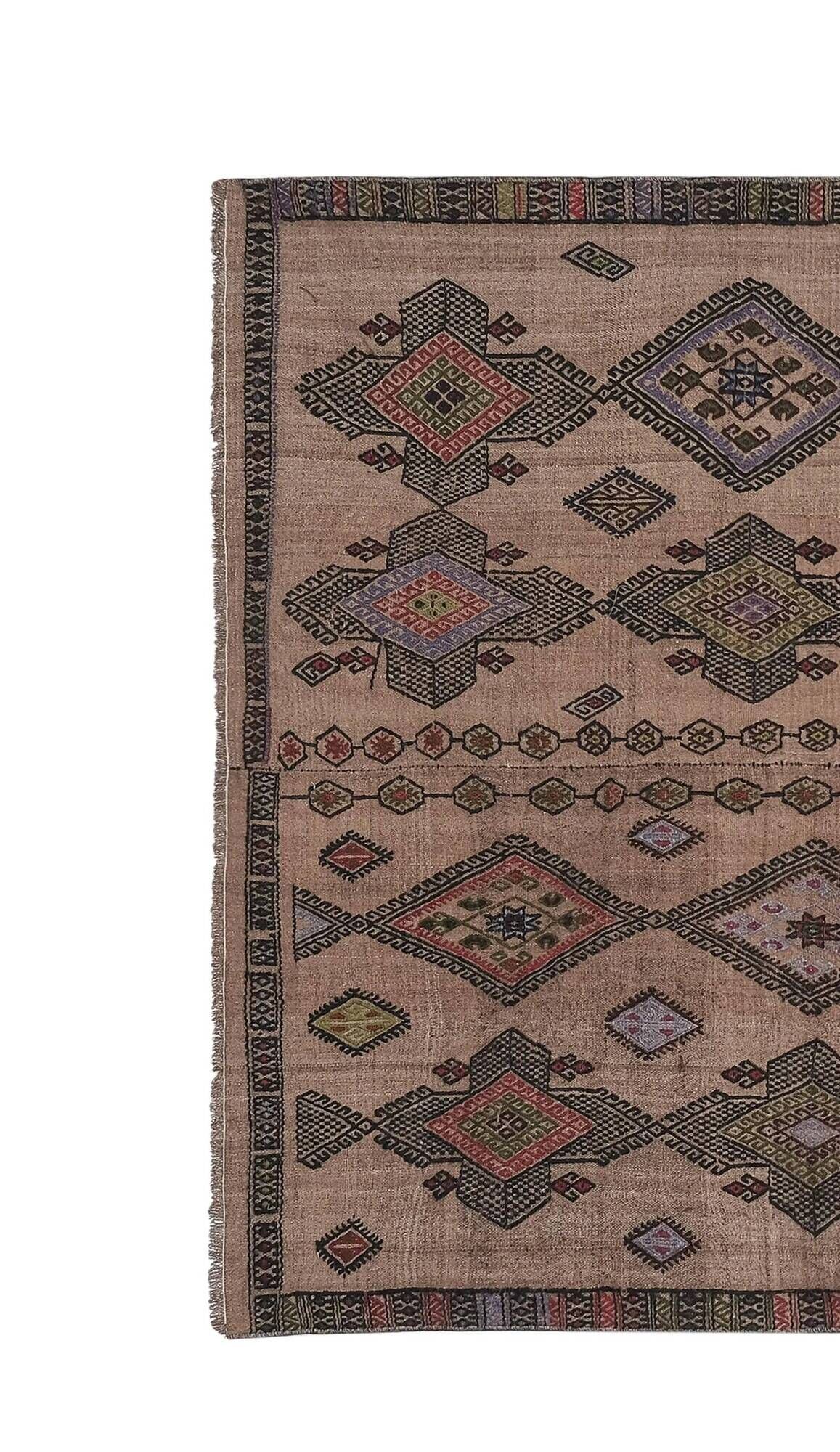 Vintage hand-embroidered textile 148x297 cm