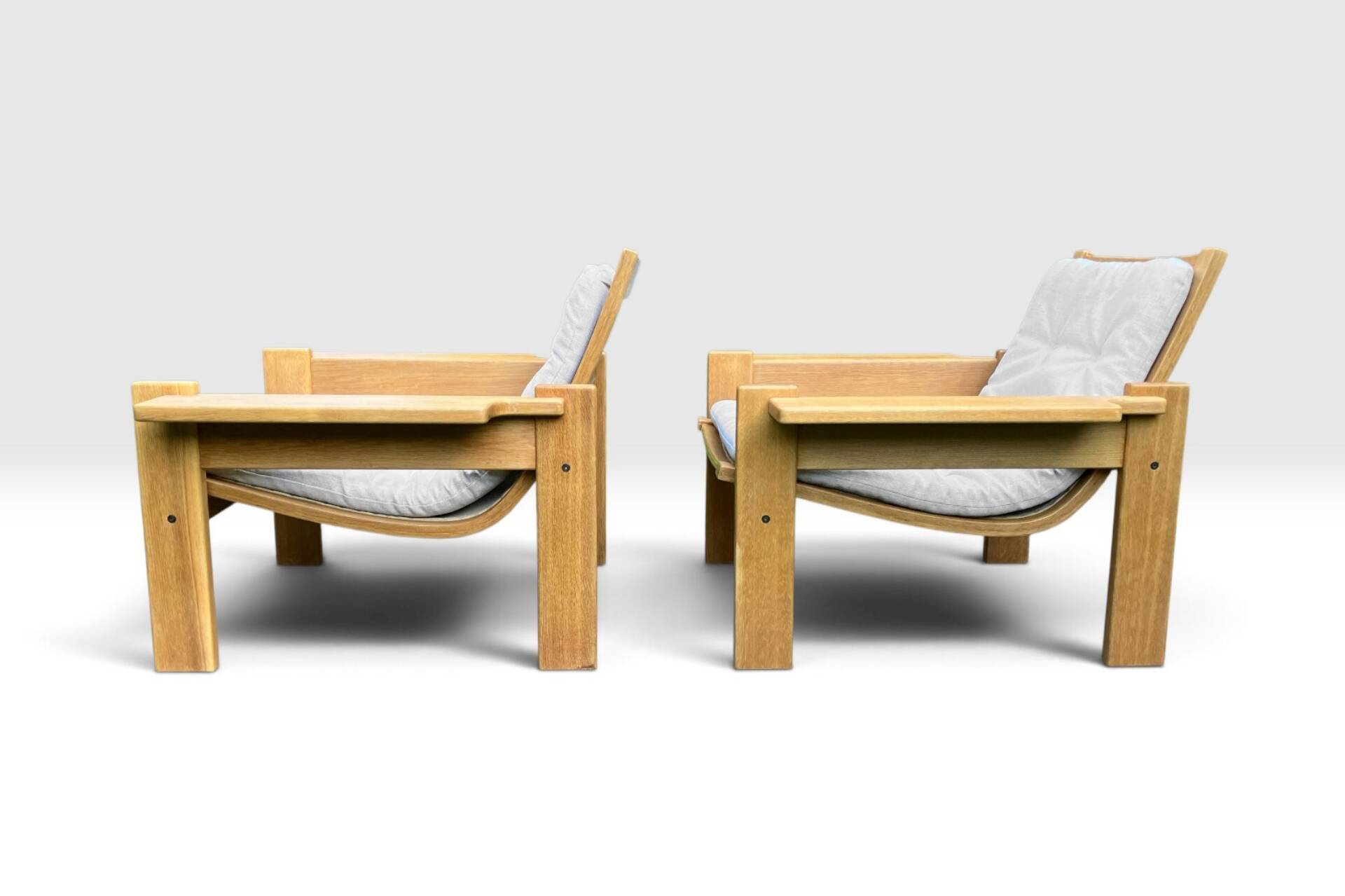 2 x Swedese "Kontra" armchairs Yngve Ekström vintage Sweden
