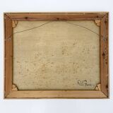 Vintage Still life with Pumkin oil Painting on Canvas signed R. Grinberg