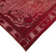 Handmade antique turkish 1980s 179 cm x 286 cm red carpet