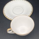 White and gilded Limoges porcelain tea/coffee service – MPM0724SV1