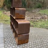 Étagère cortenstaal, space age 1970