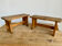 Pair of pine footrests  60