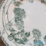 Series of 4 flat plates Terre de fer Creil et Montereau