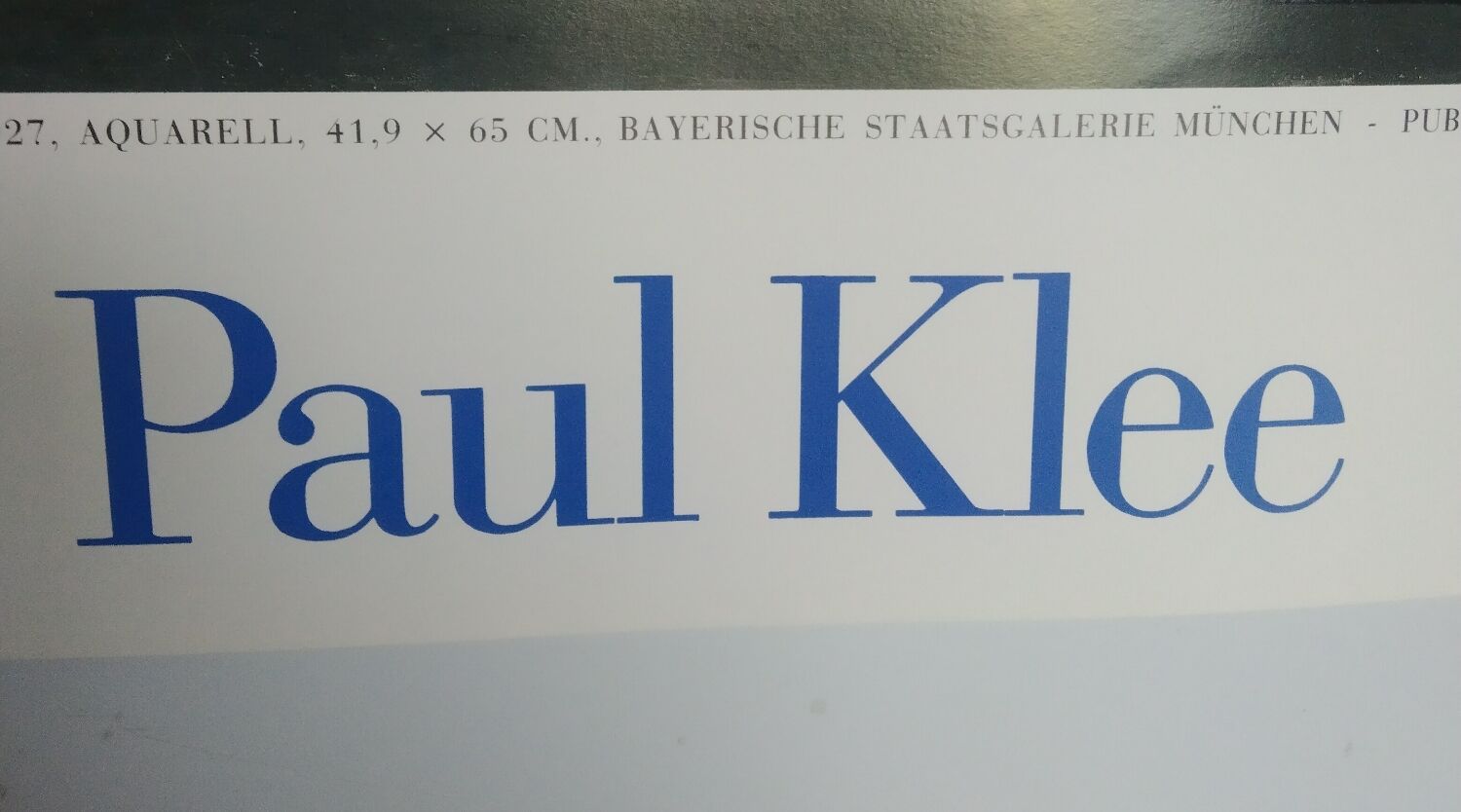 Affiche paul klee abenteurer-schiff 1927