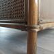 Bamboo and rattan chest of drawers, 70's
